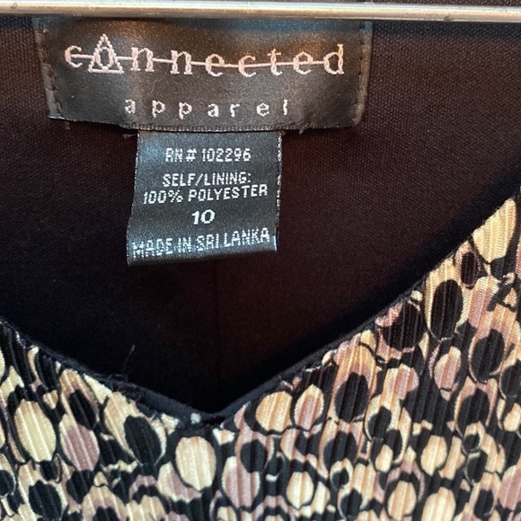 Y womens Connected short sleeve stretch lined dress size 10 - Picture 2 of 3